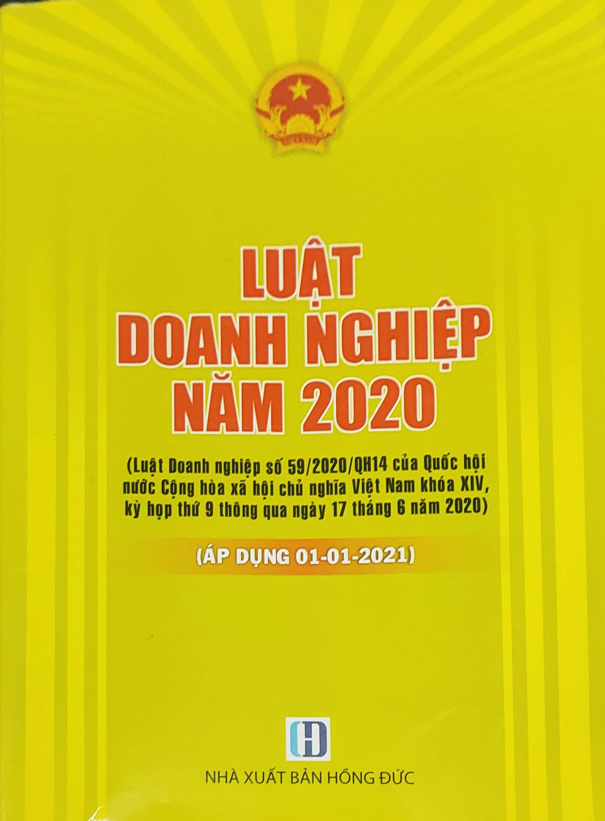 Luật doanh nghiệp năm 2020 (Áp dụng 01-01-2021)