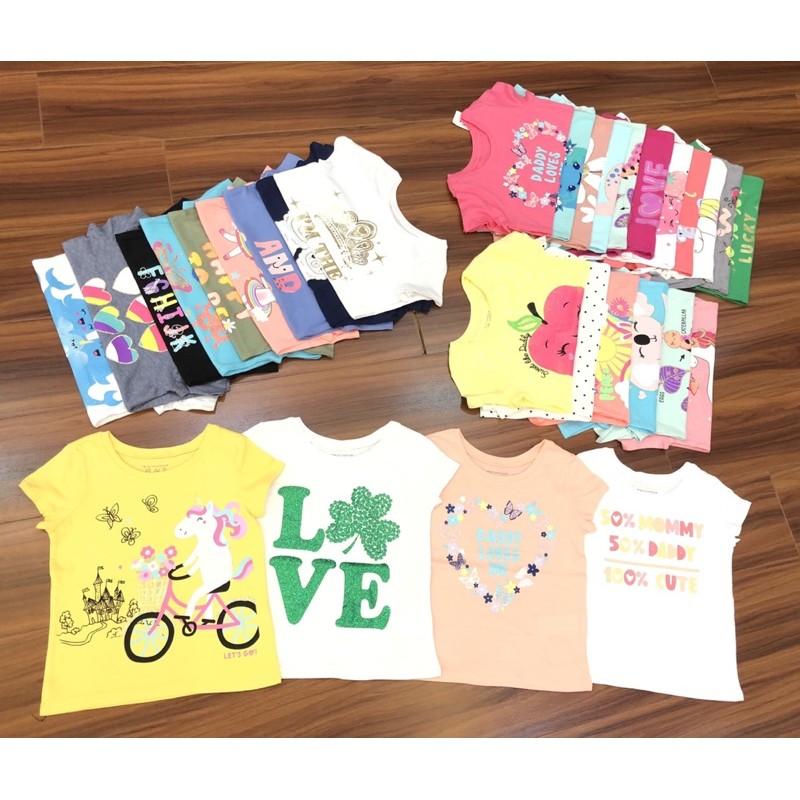 3 áo thun bé gái chất cotton mềm mại dư xịn