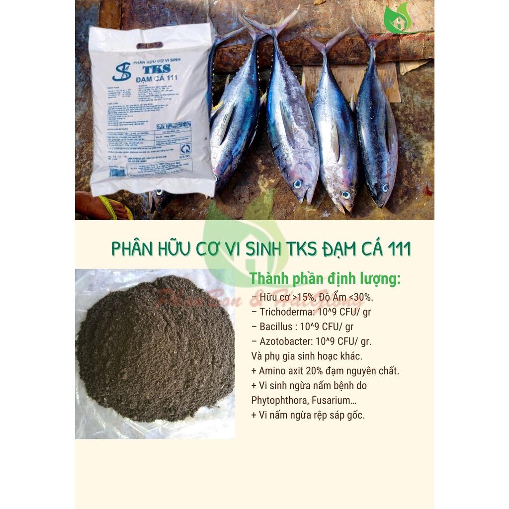 Phân Bón Hữu Cơ Vi Sinh Đạm Cá 5kg Dạng Bột Giàu Dinh Dưỡng, Trồng Hạt Giống Rau Củ Quả, Hoa Hồng, Cây Cảnh