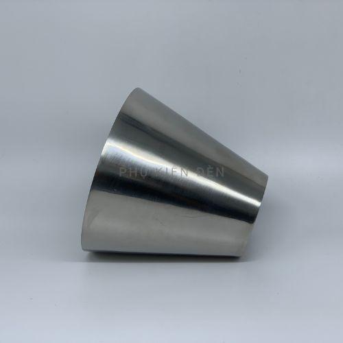 Ống cone inox ø100mm, ống inox trang trí lắp đặt đèn