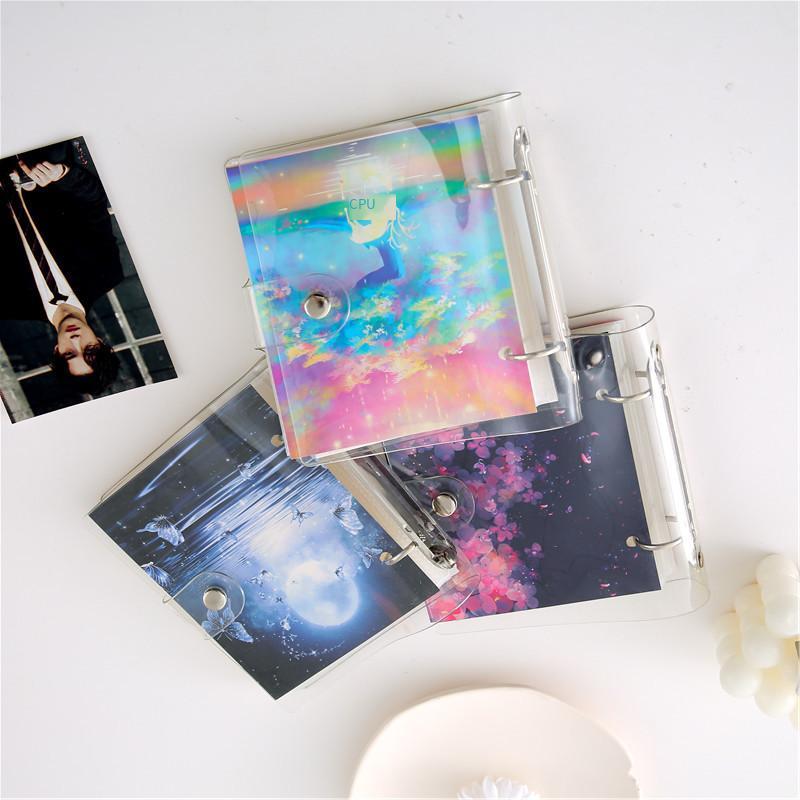 Giá thấp nhất trong suốt Polaroid 3 inch rời album album này bưu thiếp lưu trữ thẻ nhỏ thẻ kỷ niệm cuốn sách