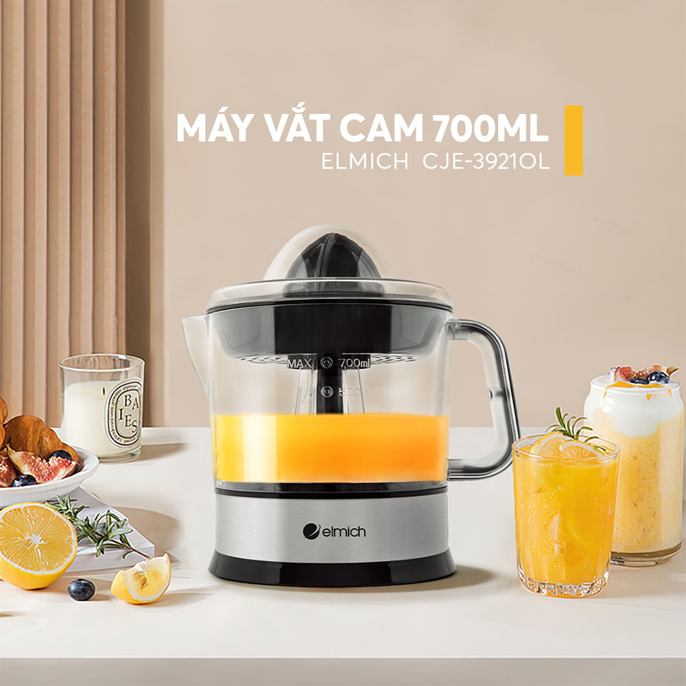 Máy vắt cam Elmich CJE-3921OL 700ml , Hàng chính hãng, bảo hành 24 tháng - JoyMall