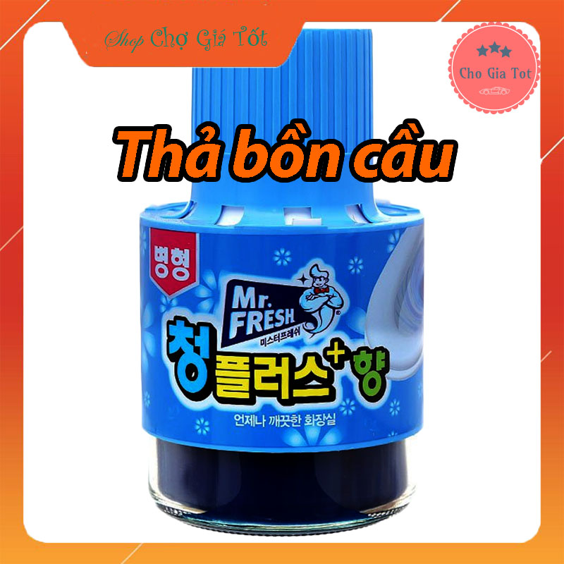 Chai thả bồn cầu Mr.Fresh nước xả xanh làm sạch Toilet