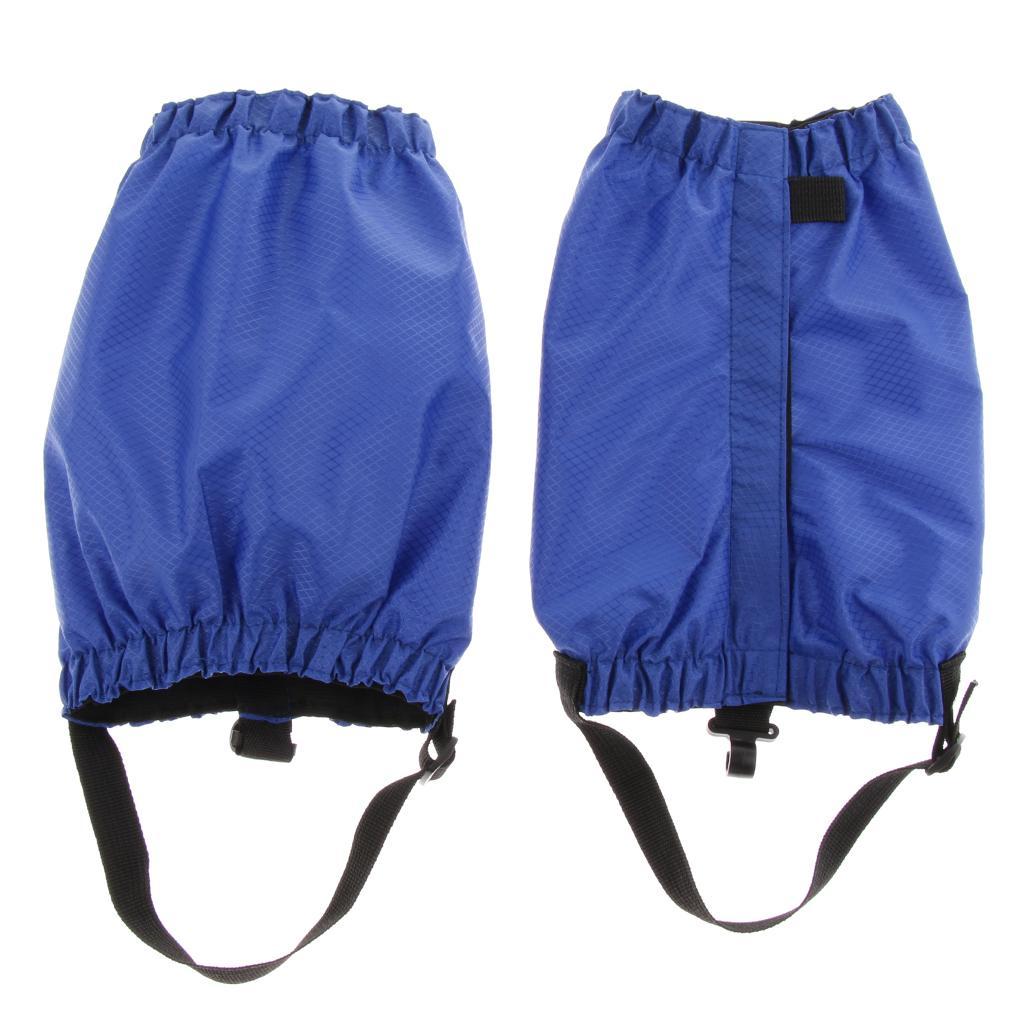 4 Pairs Waterproof Low Gaiters for Hiking Camping Running, Protection Leg Guards Boot Cover, Snow Legging