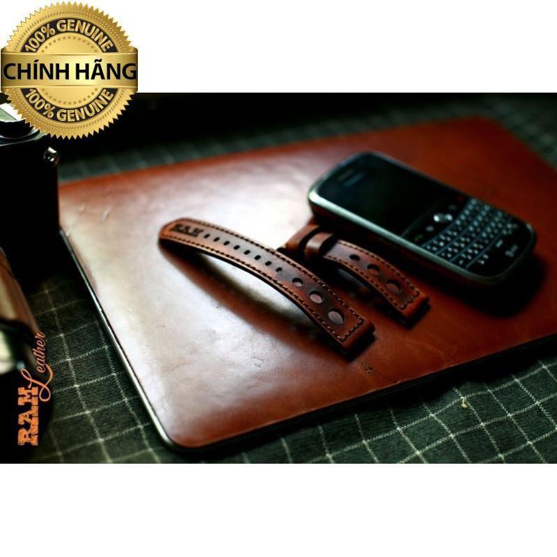 Dây đồng hồ cao cấp da bò Vegtan Ý may tay thủ công ( Tặng kèm khóa chốt và cây thay dây) - RAM Leather D33ty .