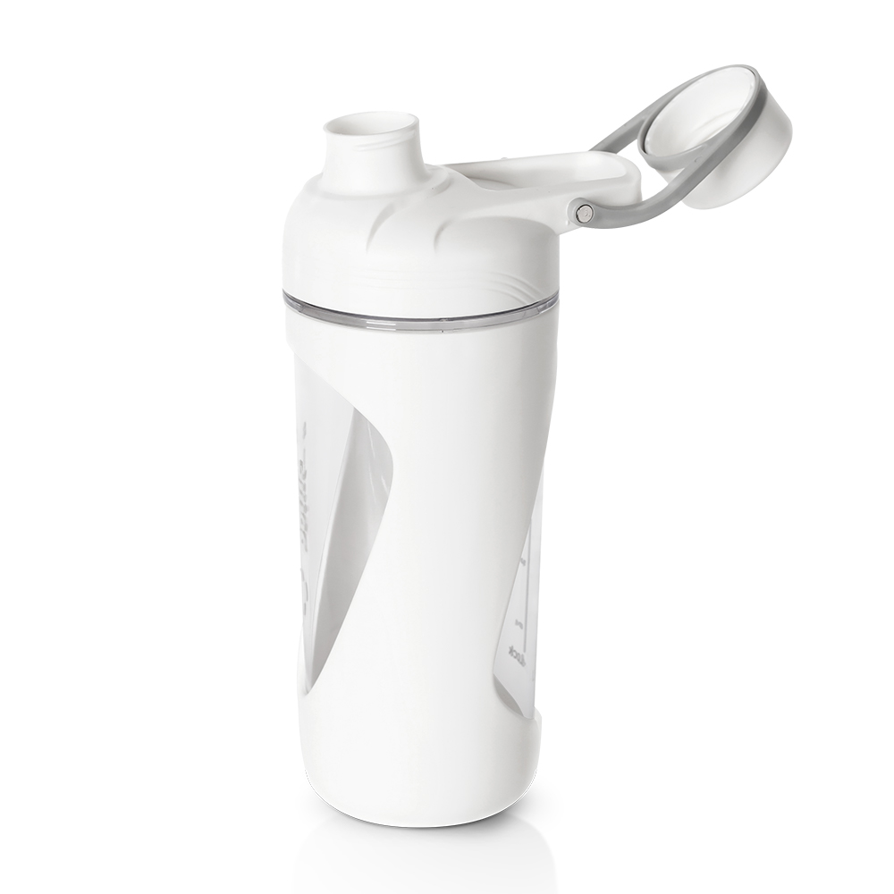 Bình lắc Lock&amp;Lock 800ml Balance Shake It Bottle màu trắng HAP949WHT- Hàng chính hãng có quai xách và thanh đo dung tích - JoyMall