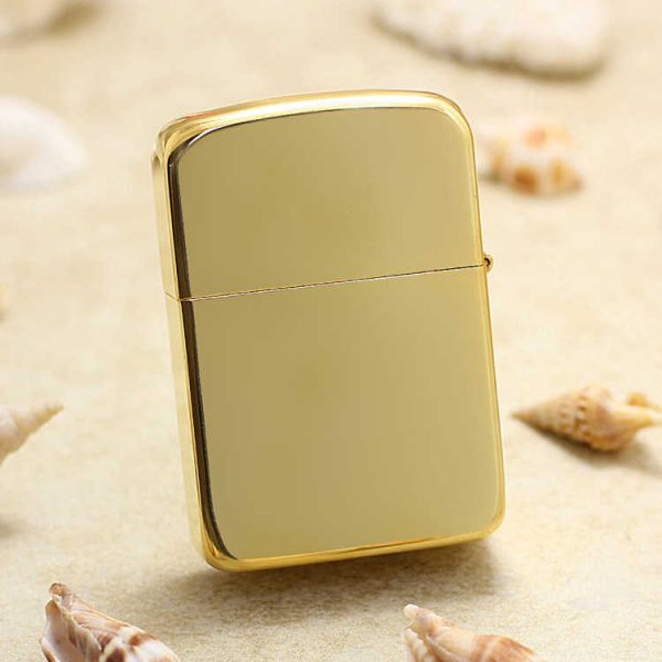 Hộp quẹt zippoo vàng gold phiên bản kỷ niệm 1941 hàng chính hãng USA tem đỏ cao cấp sang trọng (Usa Fancy Gold), Bật lửa zippoo Usa Fancy Gold 1941 độc đáo thời thượng