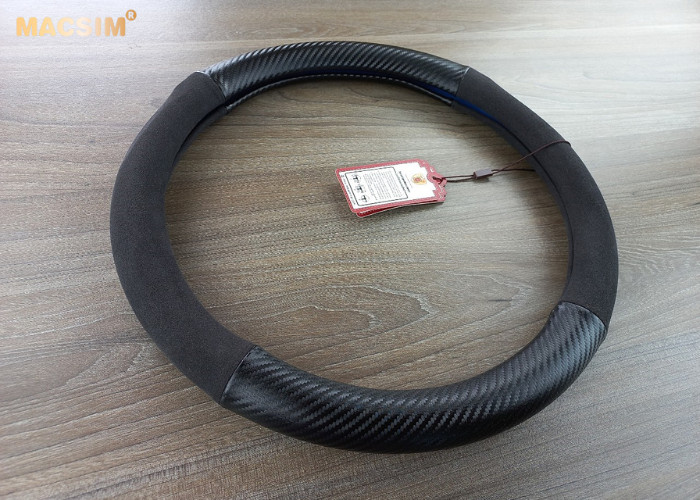 Bọc vô lăng cao cấp Macsim mã 8771 màu đen + cacbon