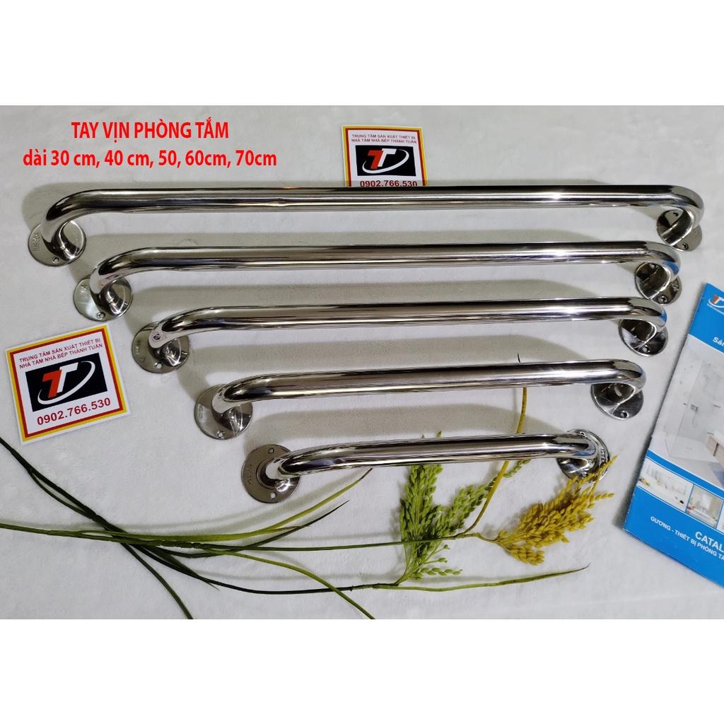 TAY VỊN PHÒNG TẮM THANH GÁC AN TOÀN INOX 304 SÁNG BÓNG