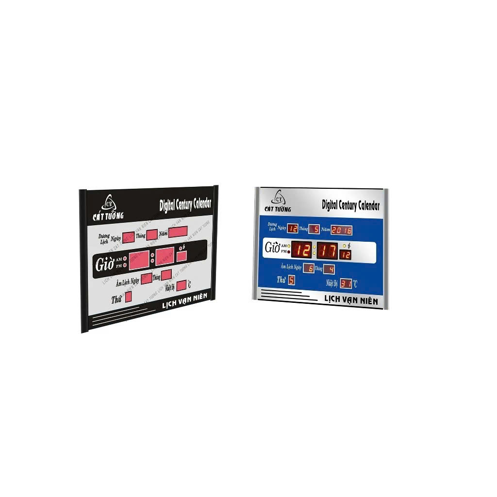 Đồng Hồ Treo Tường Vạn Niên Cao Cấp – Có Lịch Âm, Sang Trọng, 40x30cm Chuẩn Phong Thủy