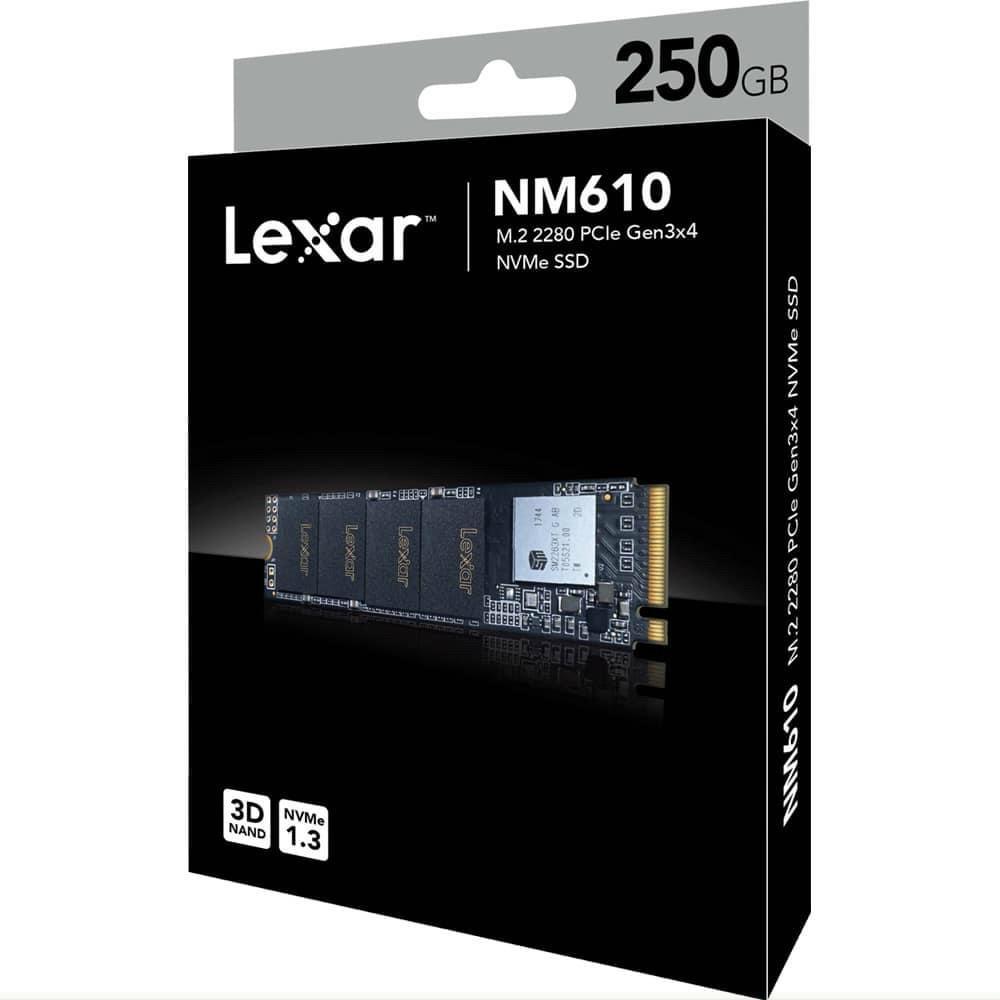 Ổ Cứng SSD Lexar NM610-250GB 250GB M.2 2280 NVMe  - Hàng Chính Hãng