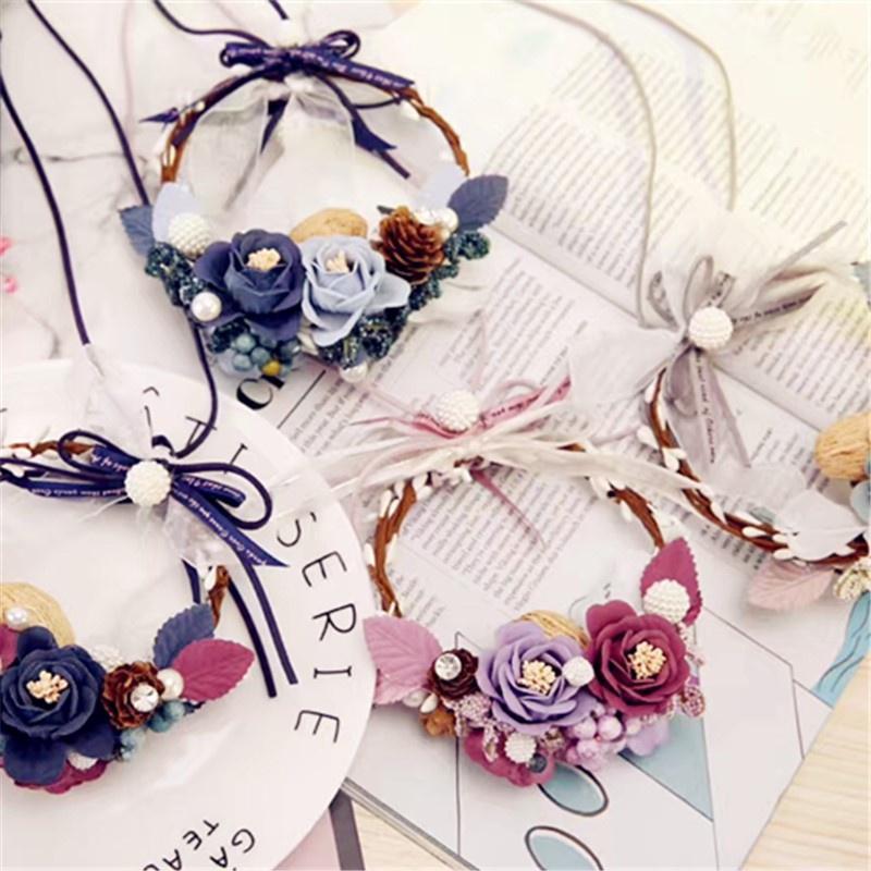 Dây Treo Trang Trí Nội Thất Xe Hơi Hình Hoa Xinh Xắn