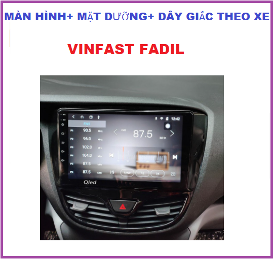 Bộ Màn hình androi cho xe VIN.FAST FA.DIL với âm thanh, hình ảnh sắc nét, xem camera ô tô, đầu dvd cho xe ô tô +mặt dưỡng,màn kết nối wifi ram2G-rom32G, dvd gắn taplo,phụ kiện xe hơi.