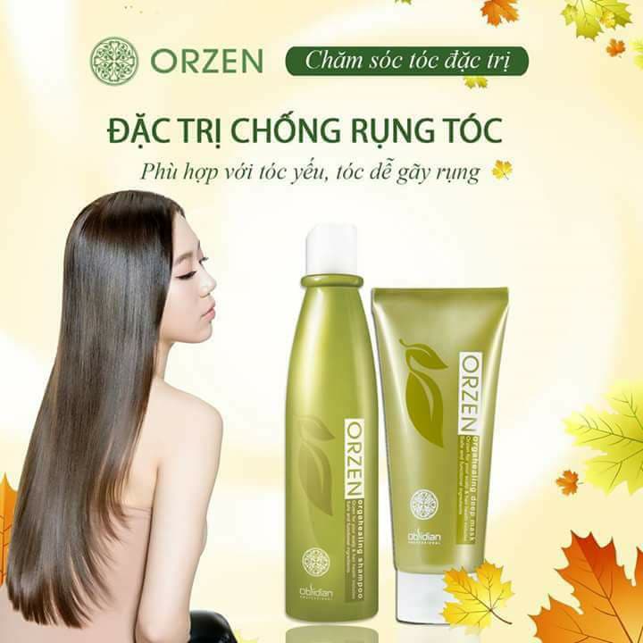 Mặt nạ ngăn ngừa rụng tóc Obsidian Professional Orzen Orgahealing Deep Mask Hàn Quốc 200ml Tặng kèm móc khoá