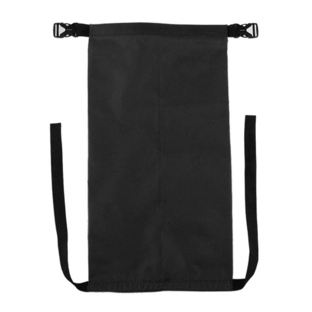 3 Pieces Outdoor Waterproof Dry Bags Storage Stuff Sack - 3 Sizes Black