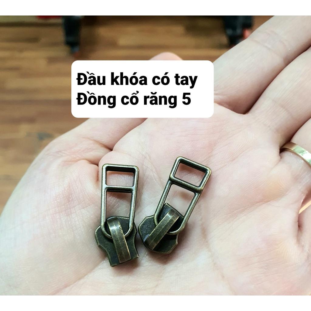 Đầu khóa kéo răng 5 - răng 3 - hàng Thái Lan