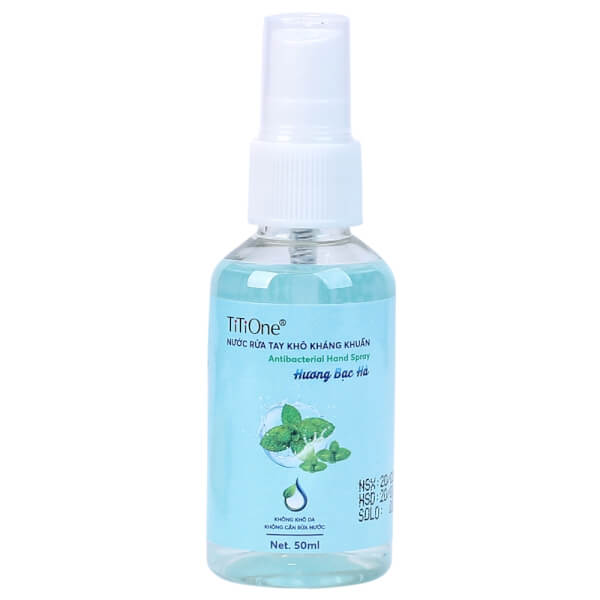  Nước rửa tay kháng khuẩn TiTiOne 50ml  		