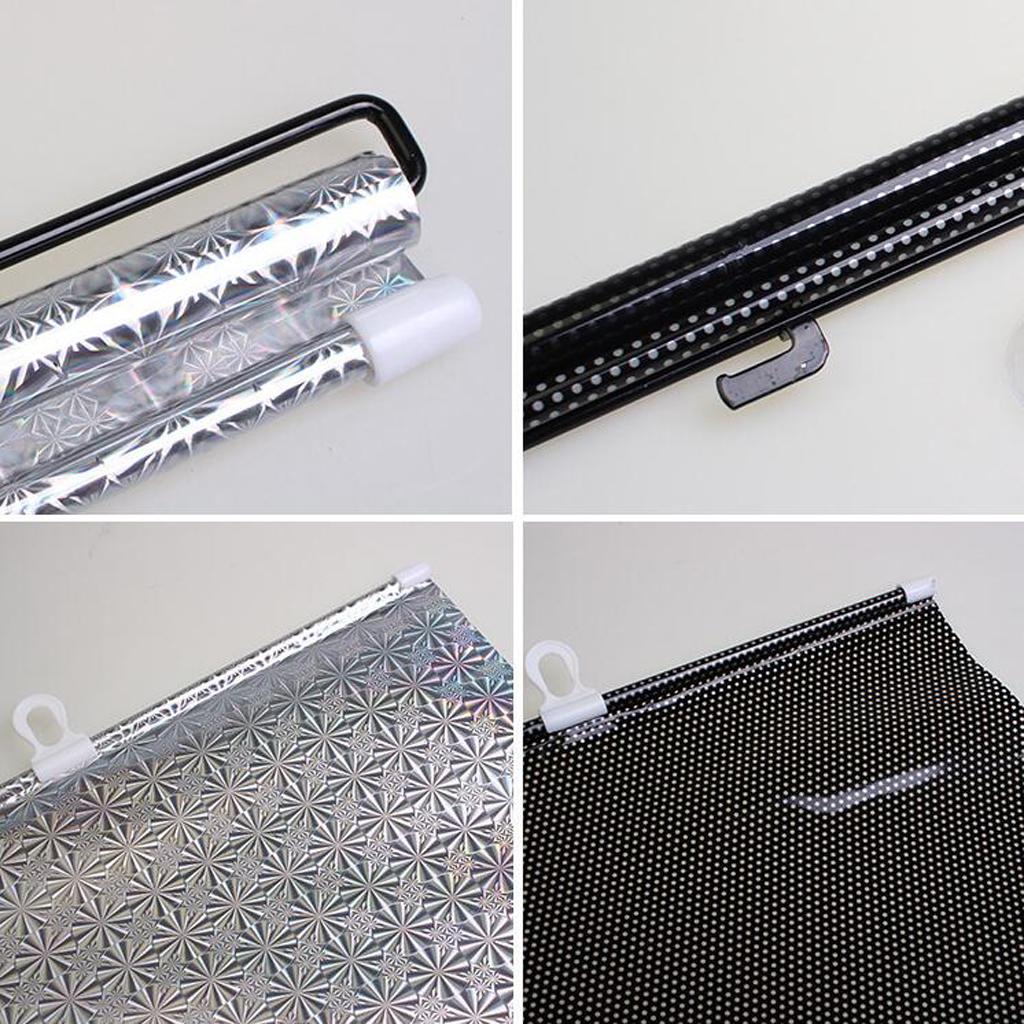 Solar Insulation Curtain for Car, Window Cover with Retractable Anti UV , 50x125 Cm
