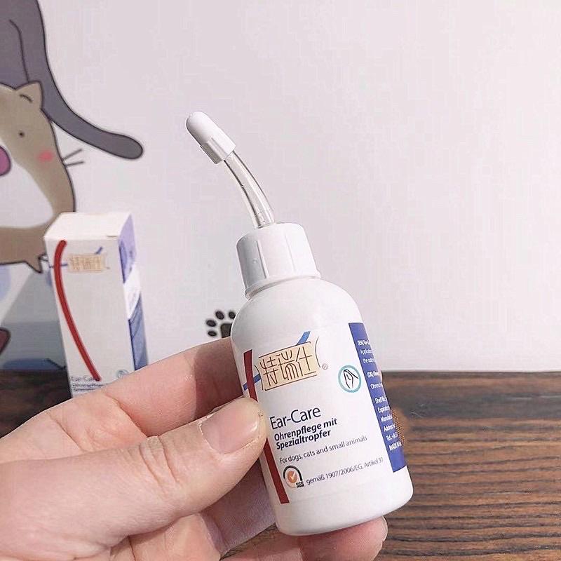 Nước Rửa Vệ sinh Tai Cho Chó Mèo Ear Care Bioline 50ml