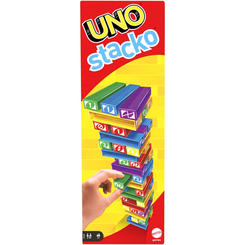 Đồ Chơi MATTEL GAMES Trò Chơi Trí Tuệ Uno Stacko 43535