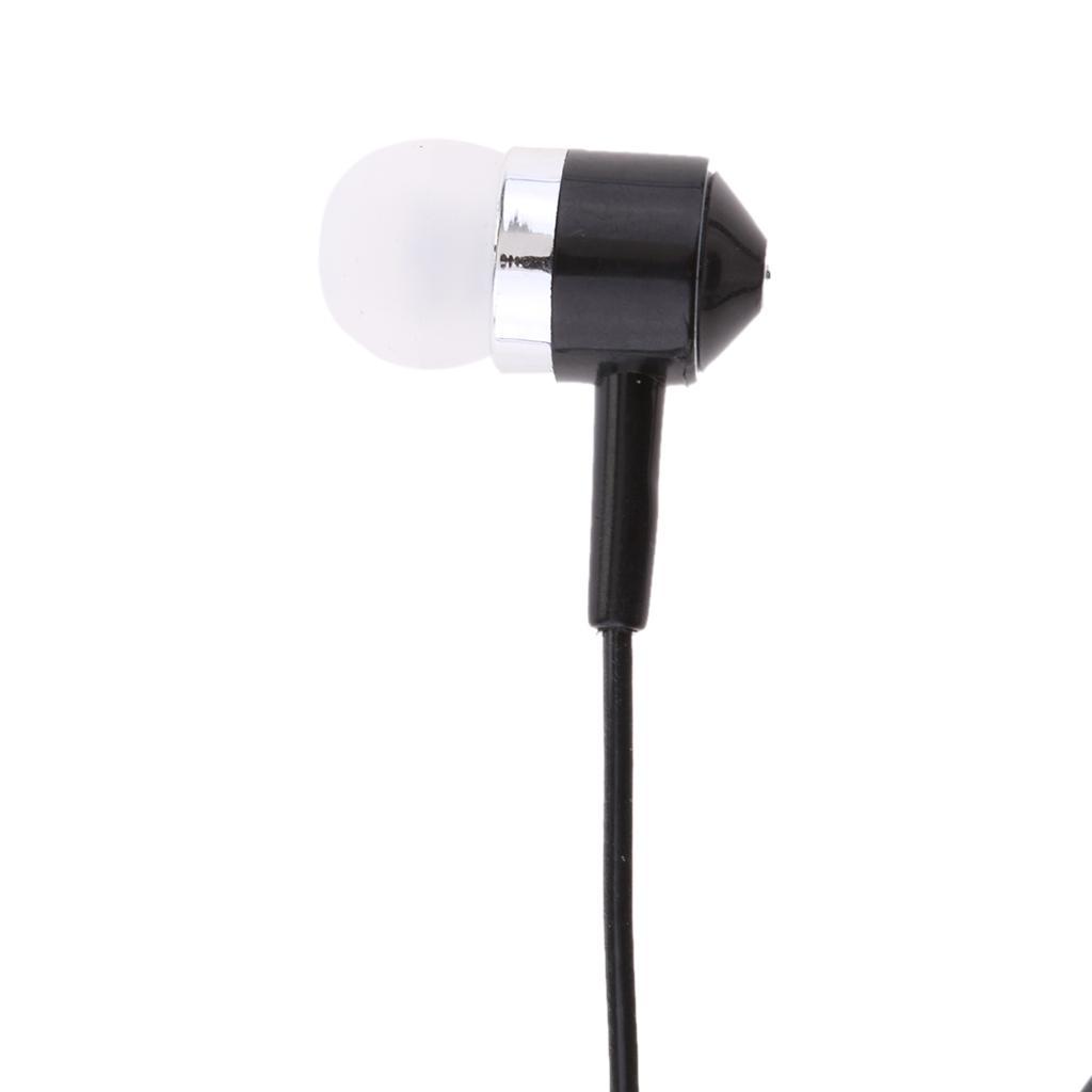 5Pcs 2 Pin Plug Headset Mic Ear Speaker for Kenwood Walkie Talkie 2Way Radio