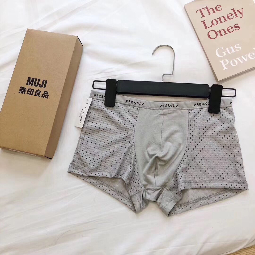 Hộp 5 Quần Lót Nam Đùi Thông Hơi Siêu Đẹp – Thoáng Khí, Êm Ái, Phong Cách Nhật Bản