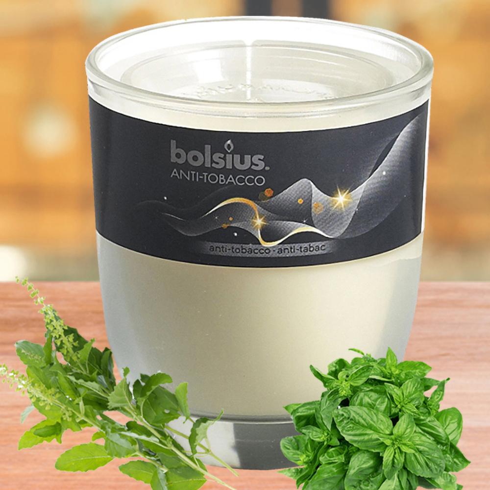 Ly nến thơm tinh dầu Bolsius 105g QT024338 - hương thảo dược, nến trang trí, thơm phòng, thư giãn, Hỗ trợ khử mùi