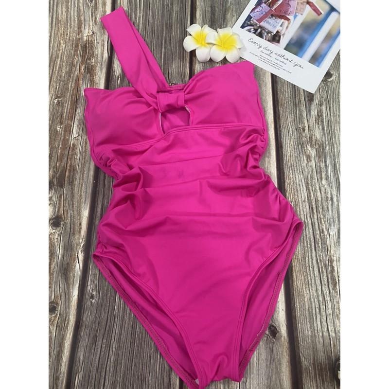 Bikini 1 mảnh lệch vai nhúng che bụng