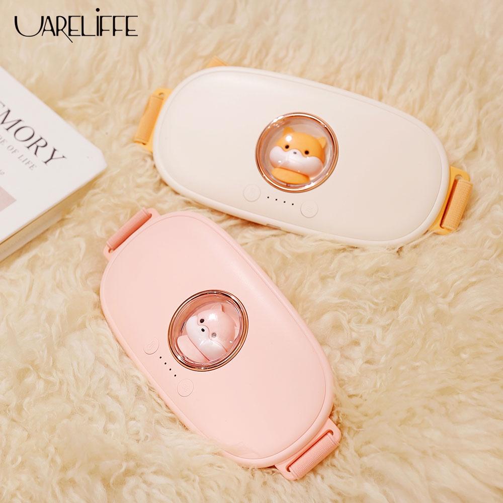 Đai đeo thắt lưng làm ấm 4 chế độ kèm sạc USB giúp giảm đau tiện dụng cho nữ