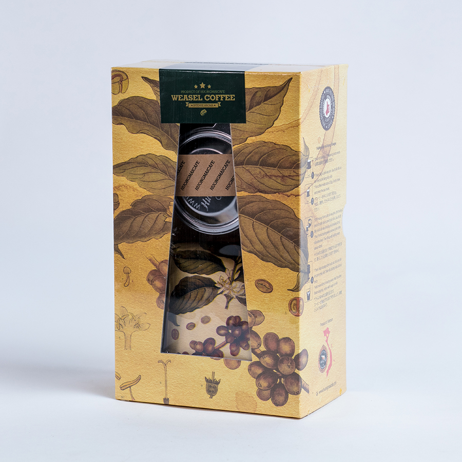 Cà Phê Chồn Nguyên Chất 100% Hương Mai Cafe Weasel Coffee Gift Box Hương Thơm Đậm Đà - Thích Hợp Làm Quà Biếu Tặng Gồm 01 Gói Cà Phê Dạng Bột 250g + 01 Phin Inox Cao Cấp