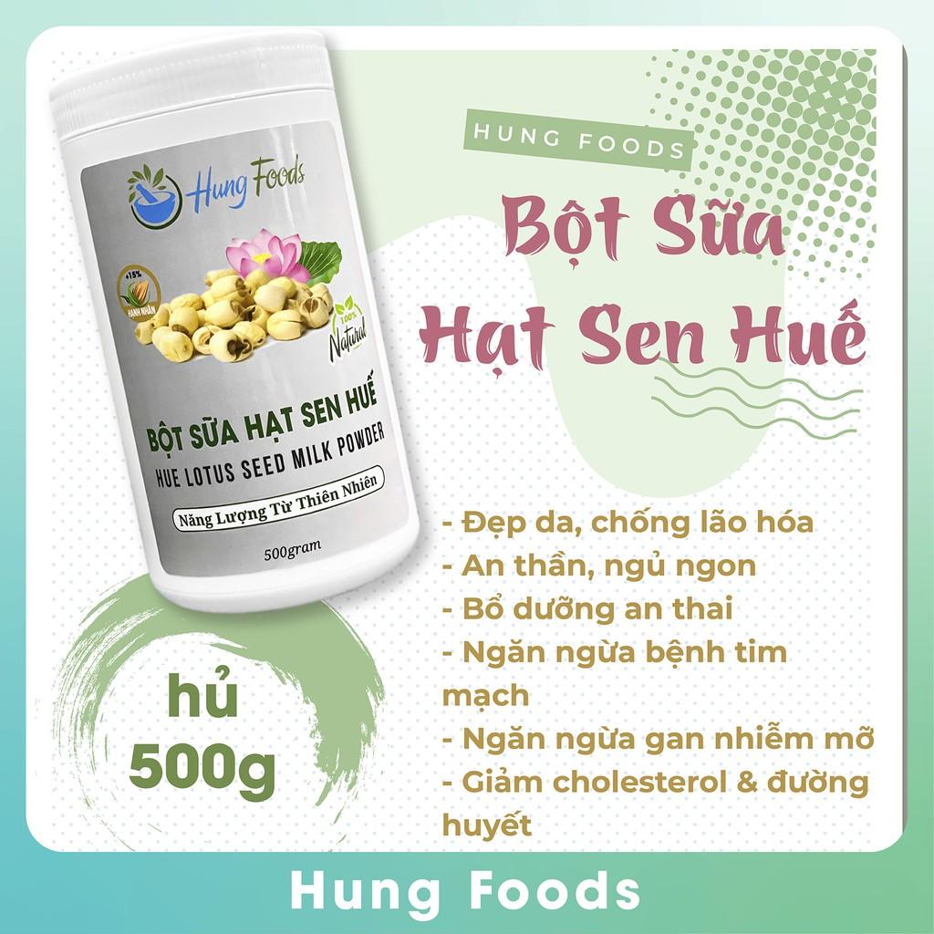 Bột Sữa Dinh Dưỡng Hạt Sen Huế - Hộp 500g - Hung Foods