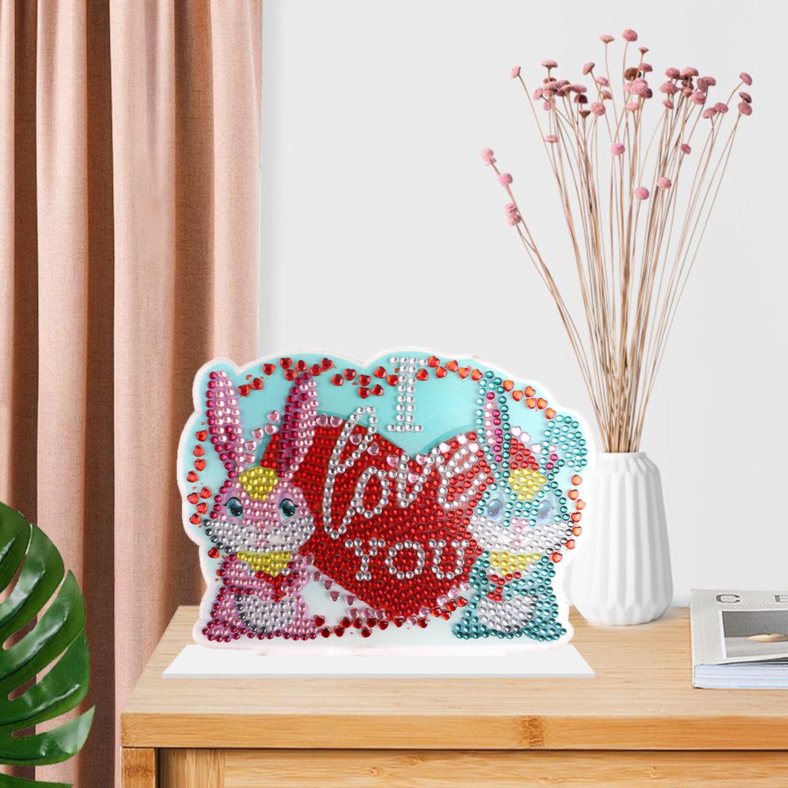 DIY 5D Easter Bunny Ornament for Kids Adults Holiday Gift