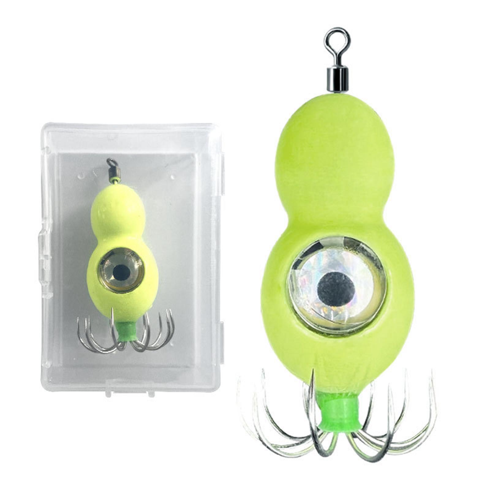 Luminous Squid Jigs Hook Fishing Jigs Lures LED Fishhook Saltwater Equipment