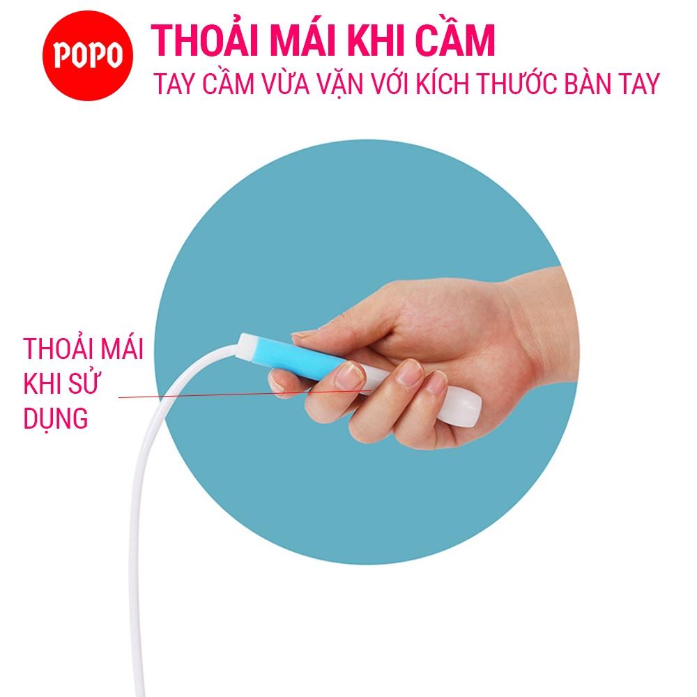 Dây nhảy tốc độ POPO dây nhảy dây tập gym 2 màu hỗ trợ giảm cân Chất liệu PVC cao cấp giành cho trẻ em và người lớn TS43