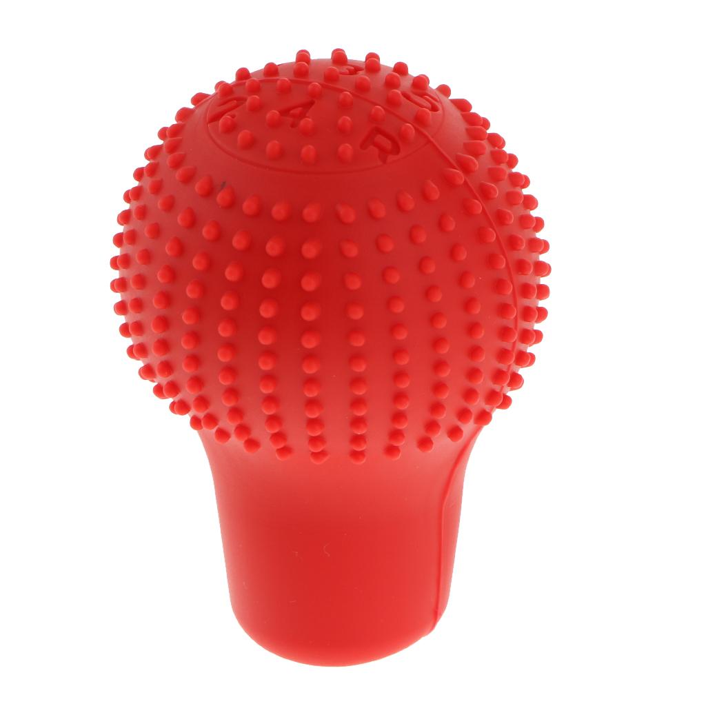 Auto Car Soft Silicone Non Slip Round Shift Knob Gear Stick Cover