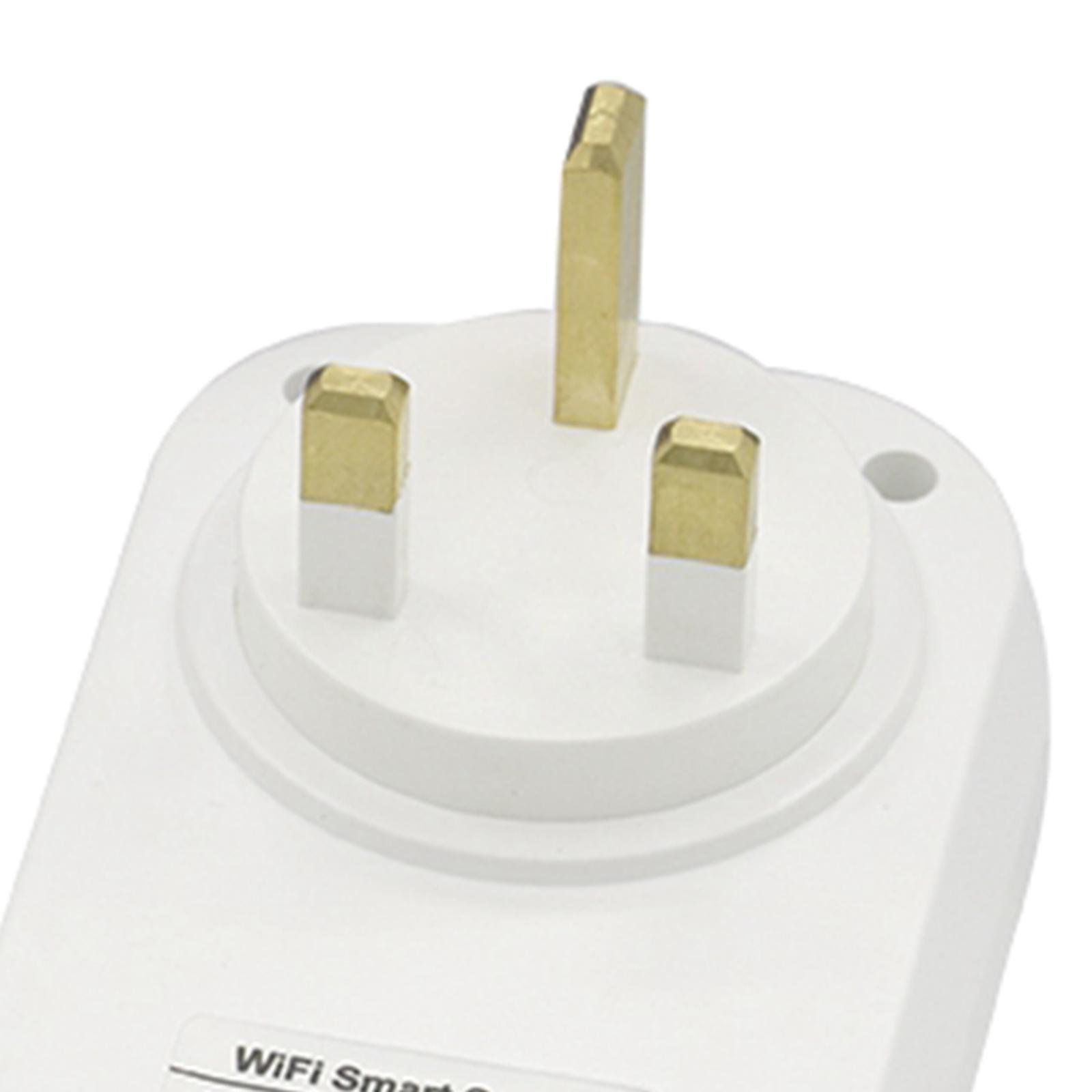 Wifi Smart Socket Plug Compatible with  Google Assistant Remote Control UK
