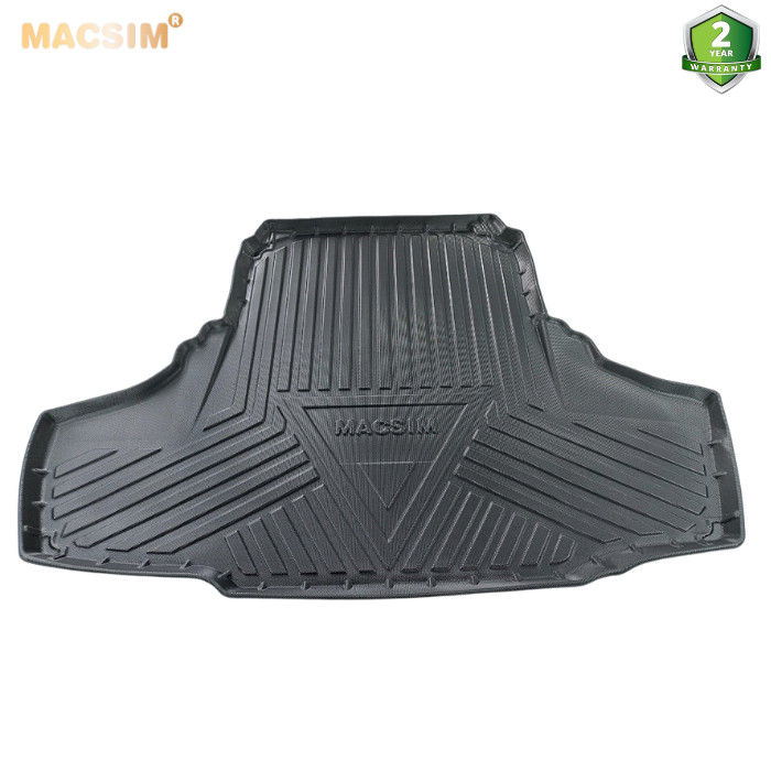 Lót cốp xe ô tô (qd) Lexus GS 2012-2018 chất liệu TPV thương hiệu Macsim màu đen