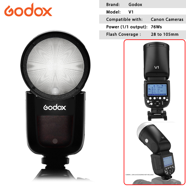 Đèn Flash Godox V1 For Nikon - Hàng chính hãng