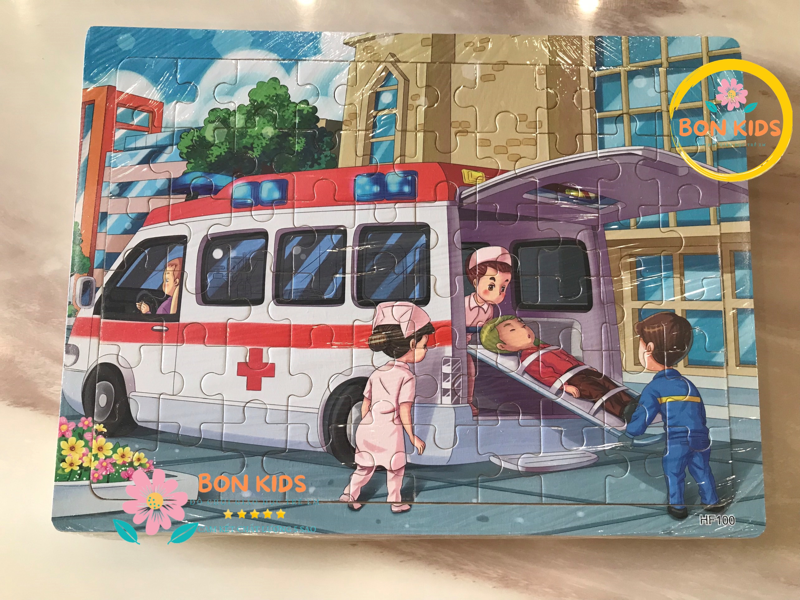 Đồ chơi tranh xếp hình 60 miếng puzzle - Đồ chơi giáo dục thông minh trẻ em