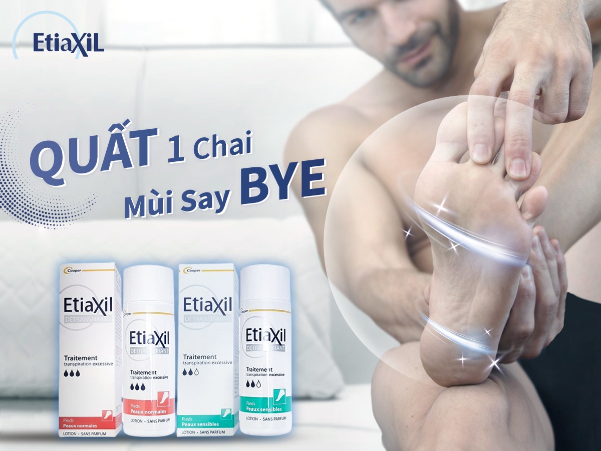 Đặc trị mồ hôi chân Lotion Etiaxil