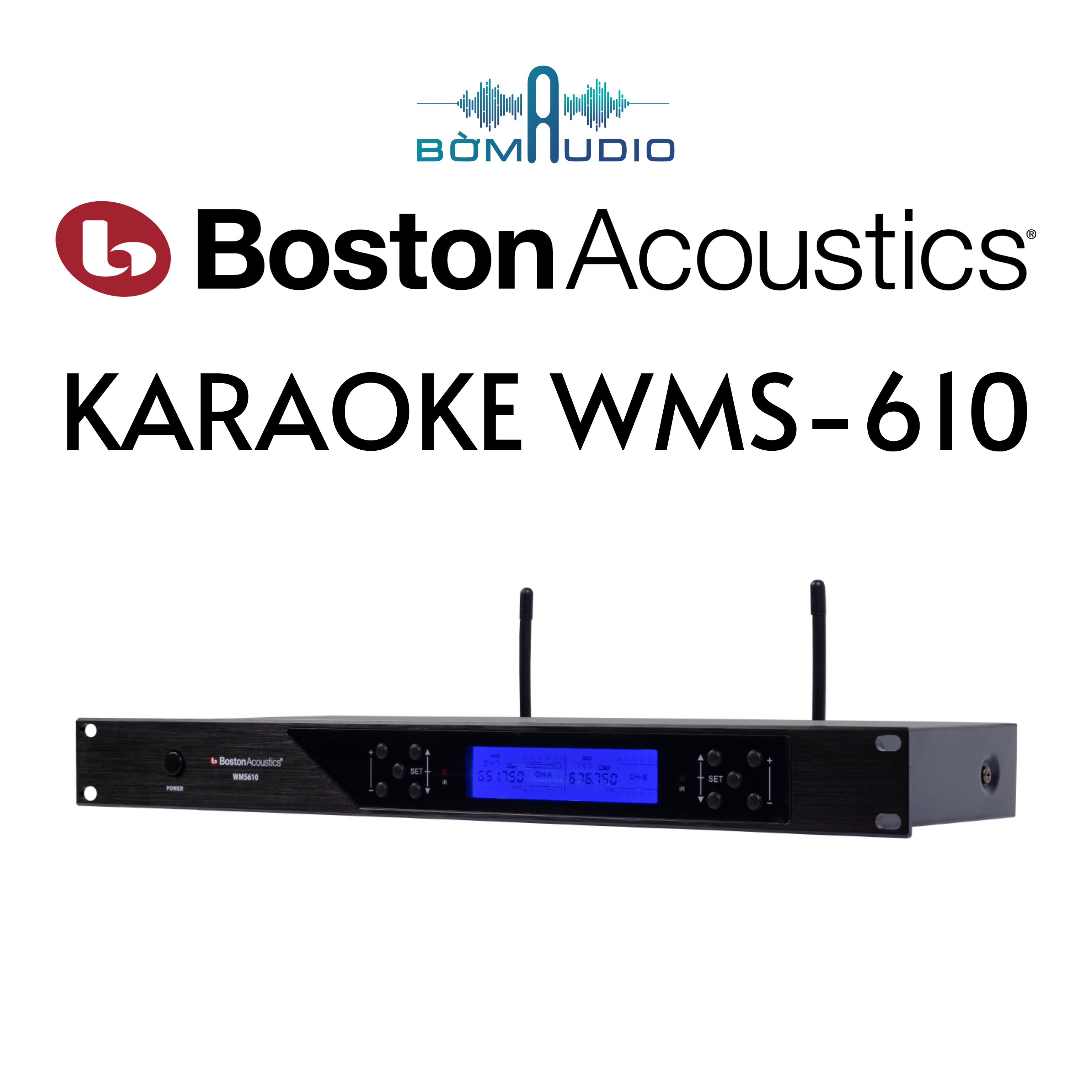 Micro Boston Acoustics WMS-610| Hàng chính hãng bảo hành 12 tháng trên toàn quốc| NEW 100%