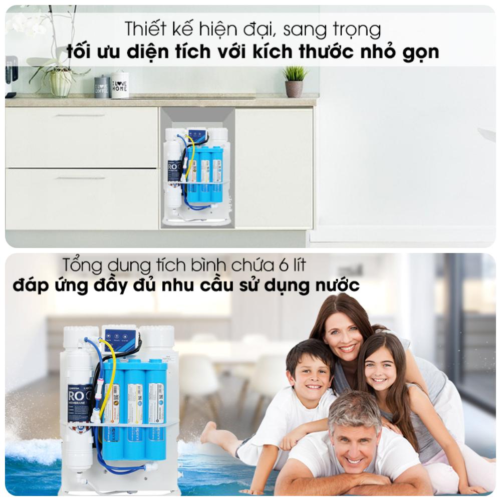 Máy Lọc Nước Để Gầm Karofi U95, 10 Cấp Lọc Công Suất 20lit/h Kết Nối wifi, Hàng chính hãng