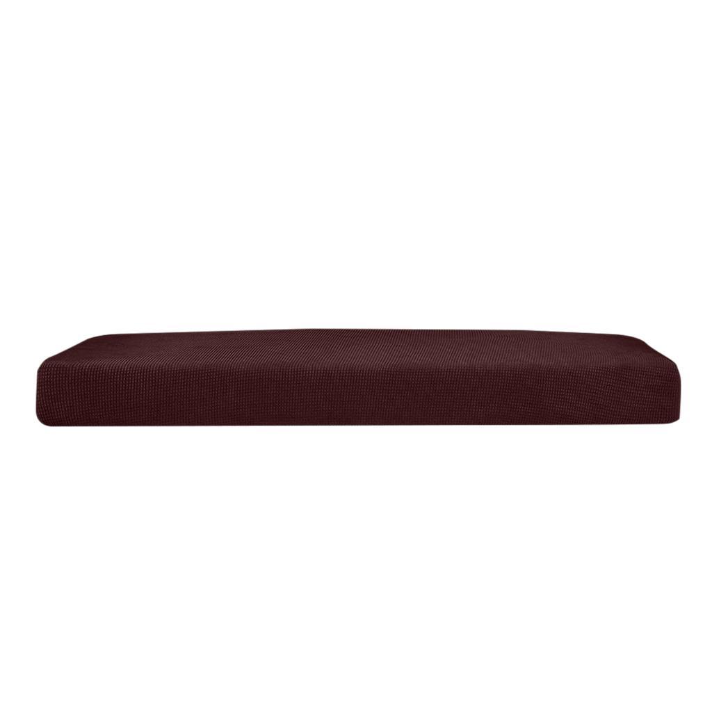 2 Pieces Stretchy Sofa Futon Seat Cushion Covers Couch Slipcover Protector