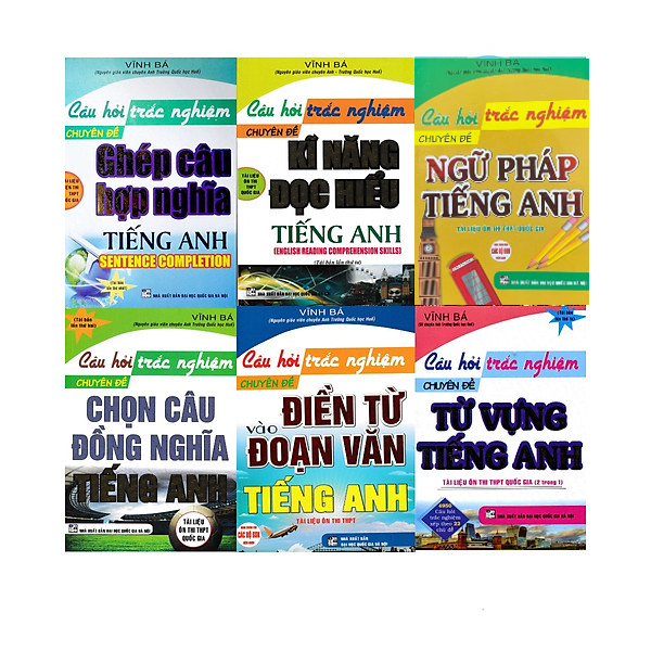 Combo Câu Hỏi Trắc Nghiệm Tiếng Anh - Vĩnh Bá