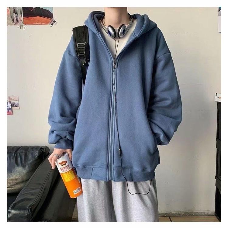 Áo Khoác Hoodie Nỉ Trơn Basic 159