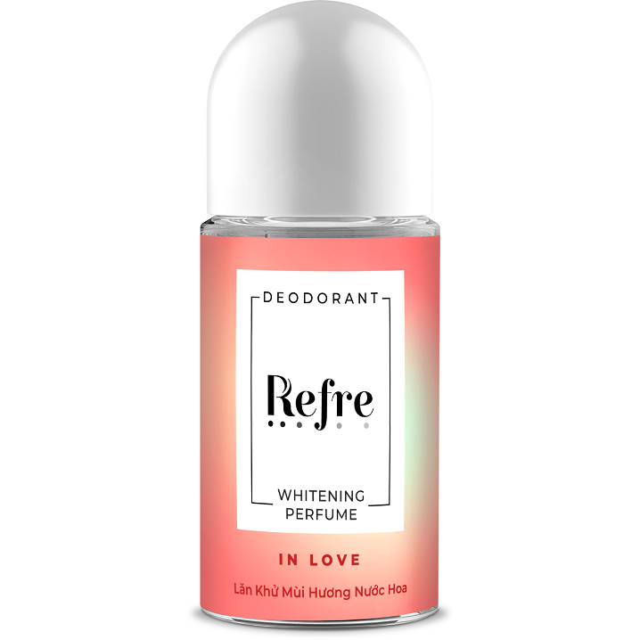 Lăn khử mùi dưỡng trắng hương nước hoa Refre Whitening Perfume In Love - Hương Tình Yêu 40ml