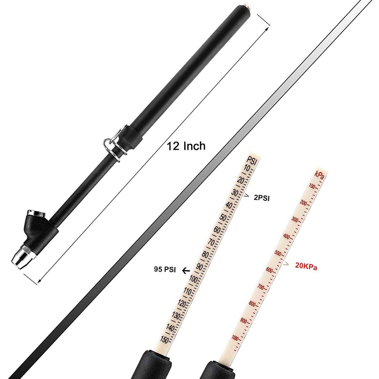 Tire Pressure Gauge Air Pressure Gauge for Bicycles Vehicles