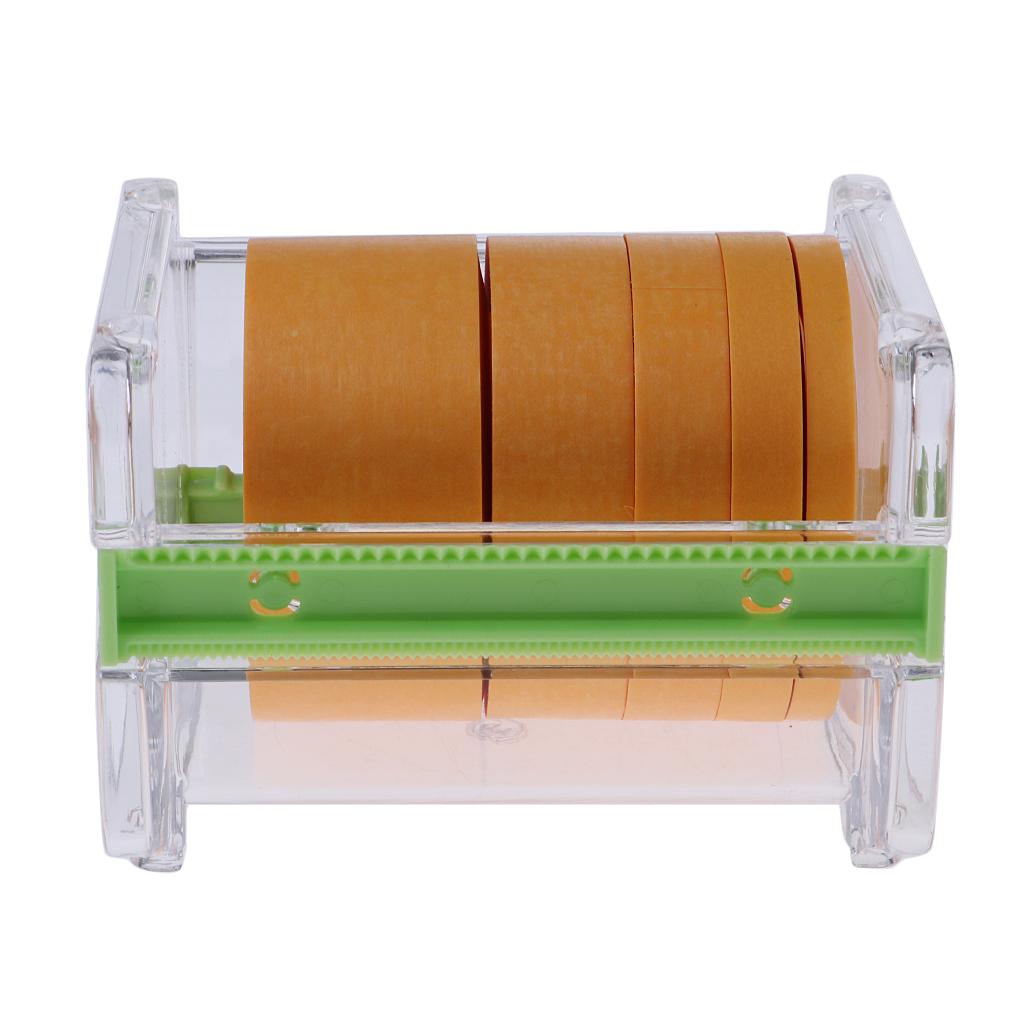Băng Dính Mô Hình Hộp Dụng Cụ Tổ Chức W/5 Cuộn Đắp Mặt Nạ Băng Keo 5 Kích Thước