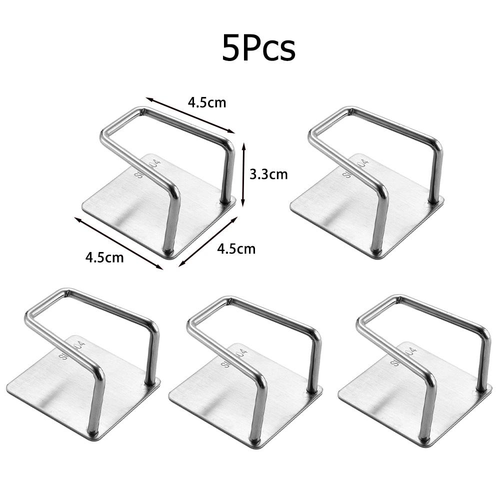 Kitchen Stainless Steel Sponges Holder Drain Drying Rack Self Adhesive Sink Shelf Kitchen Accessories Storage Organizer Gadgets