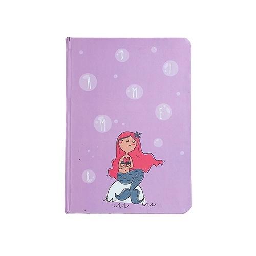 Sổ ghi chép - Sổ kẻ ngang - Sổ Crabit - 180 trang - Bìa Fantasy Tiên cá